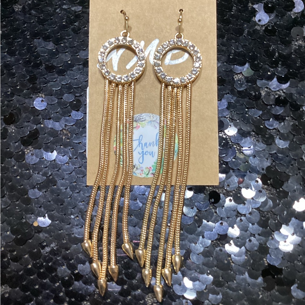 Fabulous Gold Dangle Earrings